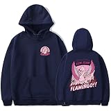 SLZJSLKD Flamingo FLIM FLAM Merch Sweat à capuche pour homme/femme Pull de Noël à manches longues, Navy, 4XL