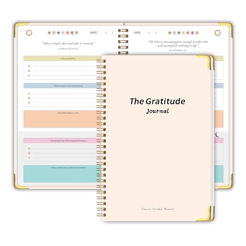 The Gratitude Journal for Women＆Men - 5 Minute Gratitude Practice...