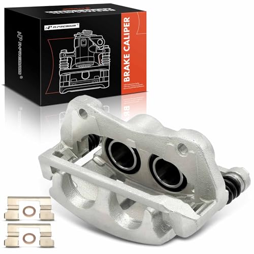 A-Premium Disc Brake Caliper Assembly with Bracket Compatible with Honda and Acura Models - Pilot 2016-2021, Ridgeline 2017-2020, MDX 2014-2019, V6 3.5L - Front Right Passenger Side