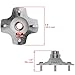 Caltric Rear Left Axle Wheel Hub Compatible with Honda Rancher 420 4x4 2014-2026 / Foreman 500 4x4 2014-2026/42620-HR3-A20