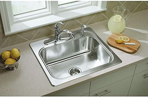 Southhaven 25'' Stainless Steel Single Bowl Kitchen Sink