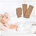 LIFKOME 2Pcs Ramie Jute Bath Scrubber Exfoliating Glove and Back Washer for Body Care Dead Skin Remover Durable Bath Supply for All Skin Types