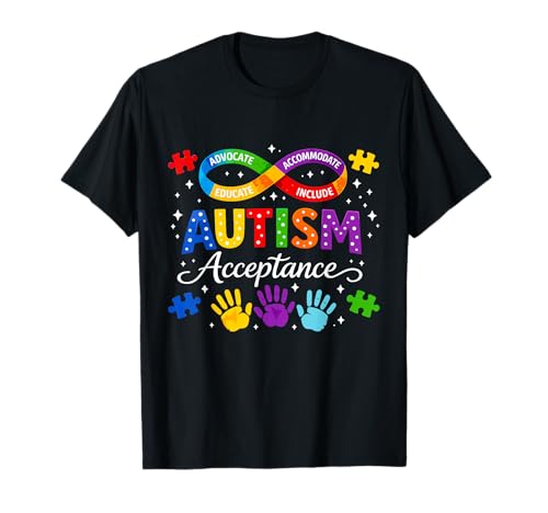 Autism Awareness Acceptance Month Men Women Kids T-Shirt