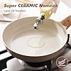 SENSARTE Ceramic Nonstick Frying Pan Skillet 11Inch Non Stick Omelette Pans, Non-toxic Healthy Kitchen Cooking Chef's Pan, Free of Intentionally Added PFOA/PFAS/PTFE, Induction Compatible, Taupe #4
