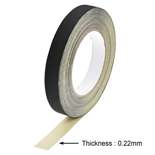 uxcell 18mm Acetate Cloth Tape for Laptop Electric Auto Guitar Repair High Temperature Adhesive Tape Black 30m/98.4Ft by uxcell - Used condition - Image 3
