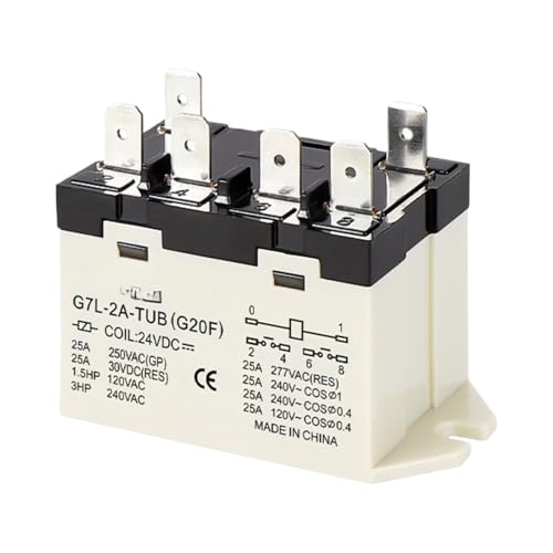 Relais 24VDC G7L-2A haute performance capable de commuter 25A sous 220V