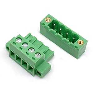 Oiyagai 10 Set 5.08mm 4 Pin Klemmenblock