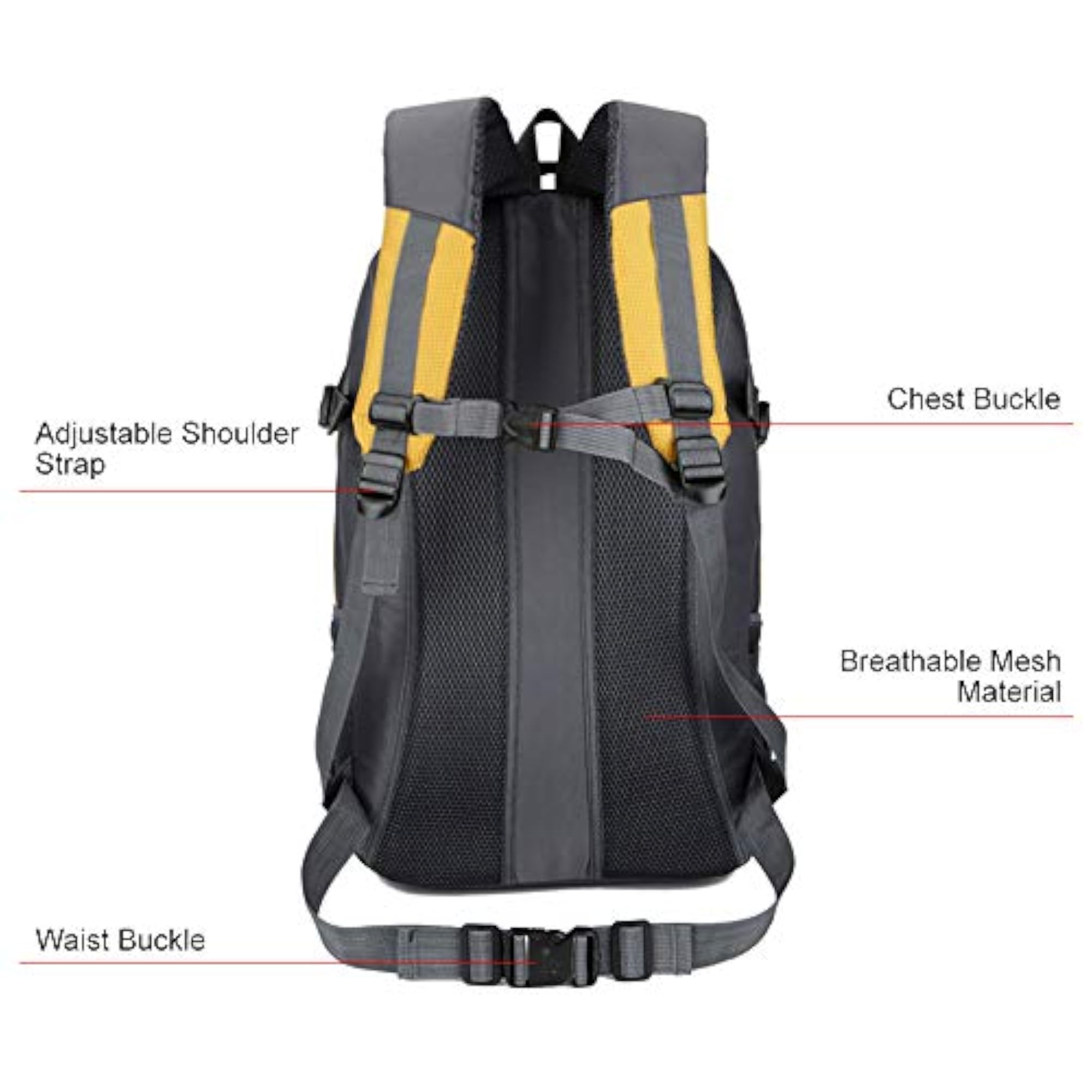 45L Large Capacity Waterproof Mountaineering Backpack