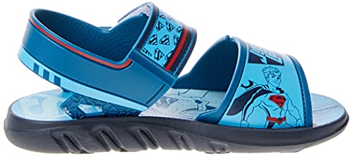 Sandália Liga da Justica Shade, Grendene Kids, Meninos, Azul, 31/32
