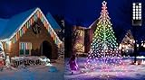 Flacchi 20 Tubes Meteor Shower Light+Star String Lights with Pole