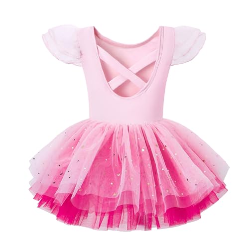 Vestido tutu ballet para niñas con lentejuelas y tul miniatura 1