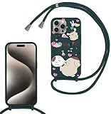 FERLAN Silikon Handykette für iPhone 6/6s/7/8/SE 2020/SE 2022 Hülle,Stylische...