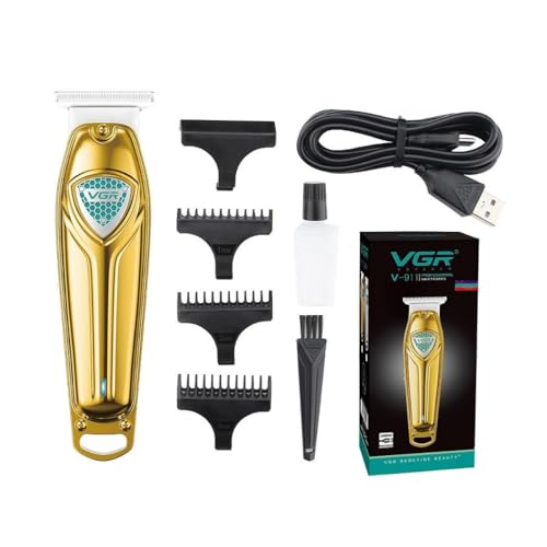 Trade Shop - Tagliacapelli Professionale Tagliabarba Uomo Trimmer A Batteria Cordless V-911