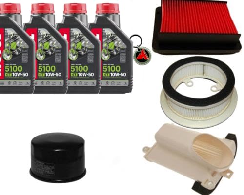 Kit Tagliando Manutenzione Con Olio 5100 10W50 E filtri Compatibile con Tmax T Max T-Max 530 2012 2013 2014 2015 2016 2017 2018 2019
