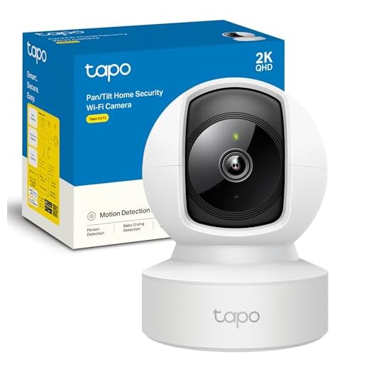 Tapo C212 - Camara Vigilancia Wi-Fi/Ethernet Interior, 2K(3MP), Visión Nocturna, Soporta Tarjeta SD hasta 512 GB, Detección de Movimiento, Control Remoto, Compatible con Alexa