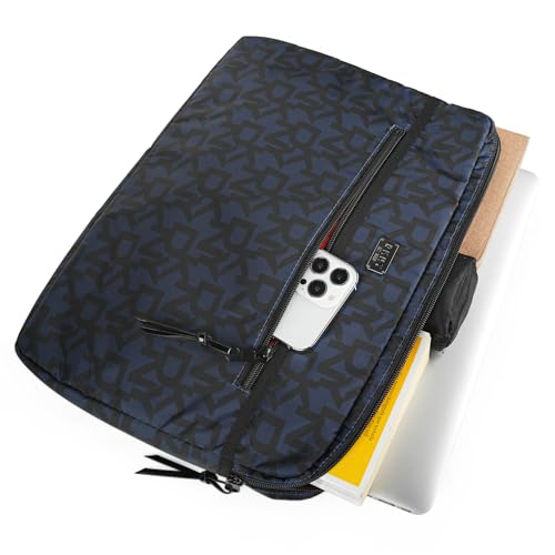 DKNY - Funda Portatil 15.6 Pulgadas: Funda Ordenador Portatil, Fundas Portatil, Funda Para Portatil, Protección Elegante, Indigo/Black - imagen 2
