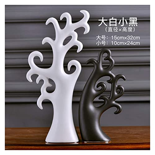 Creative Nordic Home Decorations en Céramique Statues pour Table de Maison - 4