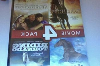 DVD 4 Movie Pack: (The Dark Horse, A Fathers Revenge, Horse Crazy,Riding Tornado) Book