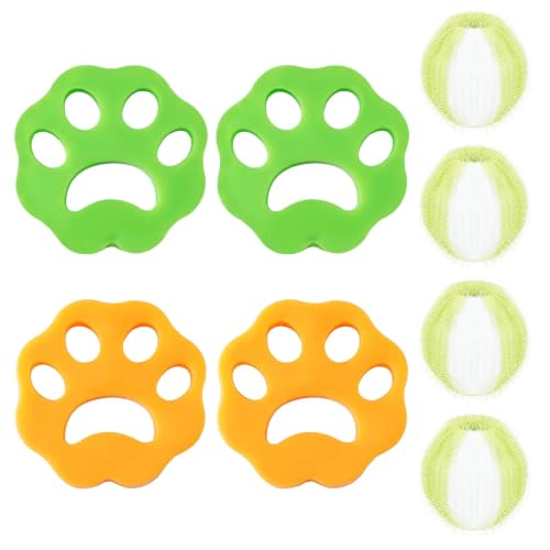 Image of 8 Pack Laundry Hair Remover Balls Pet Hair Catcher