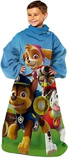 Nickelodeon's Paw Patrol, "Race to the Rescue" Youth Comfy Throw Blanket with Sleeves