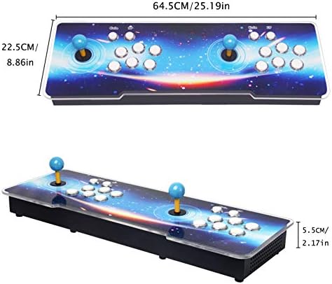 26800 Games in 1 Pandora Box Arcade Console - 3D Games, 1-4 Players - Favorite List, Save/Search/Hide/Pause Game, HDMI VGA to Connect for TV- Powerful Hardware for Arcade Gaming