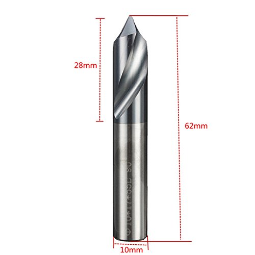 BFL CNC Fresa Carburo Solido Strumento Di 90 Gradi Smusso - Foto 3