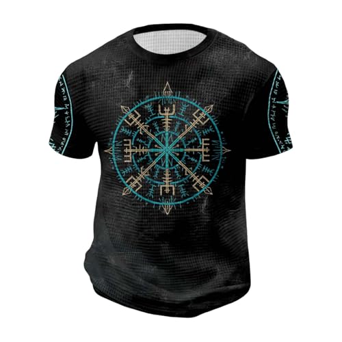 Genérico Camiseta de Tigre ImpresióN 3D de Animales Manga Corta Camisetas con Gráficos de Tigre Camiseta de Gatos Tops de Verano Wolf 3D Estampado Cuello Redondo Ropa Casual