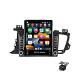 9.7 Inch Android Car Stereo Touch Vertical Screen Car Radio for Kia Optima 2011-2015 GPS Navigation Multimedia MP5 Player Support Carplay/Android Auto/USB/Steering Wheel Control,Ts800