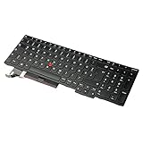 Trade Shop Original Laptop Notebook Tastatur DE QWERTZ kompatibel mit Lenovo ThinkPad P72 P73 P52 P53 T590 L580 L590 / Mouse Stick