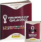 PACK ALBUM + 50 sobres FIFA World Cup Qatar 2022 (Álbum tapa blanda).