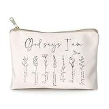 God Says You Are Cosmetic Bag, Christian Makeup Bag Bible Verse Floral Bible Verse Makeup Case for Women, Inspirational Cosmetic Bag, Sister Gifts, Affirmations Gifts (God says I am ...)