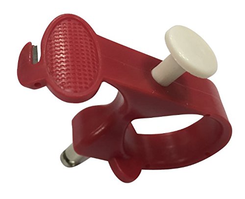 WSD 3 in 1 Needle Puller,Thimble and Knife Cutter,The Best Multifunction Quilting Tools red ABCD