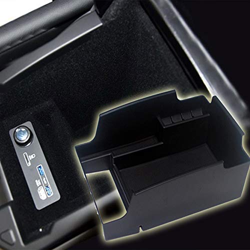 Itrims Car Accessories For Range Rover/Range Rover Sport 2014-2017 Interior Front Center Console Armrest Organizer Tray Storage Box Container Plastic 1Pc(Without Refrigerator 2014-2017 Years) #TOP1