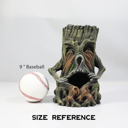 Image of Fish Tank Decorations-Hollow Tree Trunk Aquarium Decorations Disney Aquarium Decorations for Betta Hideout Caves Large Aquarium Decor Thematic Ornaments