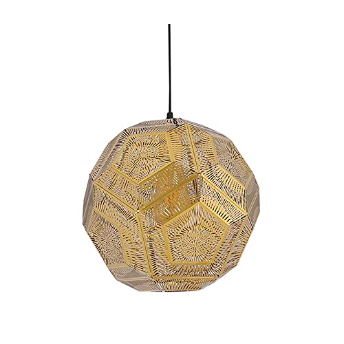 Lustre à boule de radar nordique pour plafonds hauts avec câble ajustable