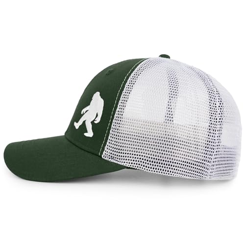 Image of Wild Bigfoot Trucker Hats for Men & Women - Great Men's Snapback Hats, Perfect for Bigfoot Gifts Sasquatch Gifts