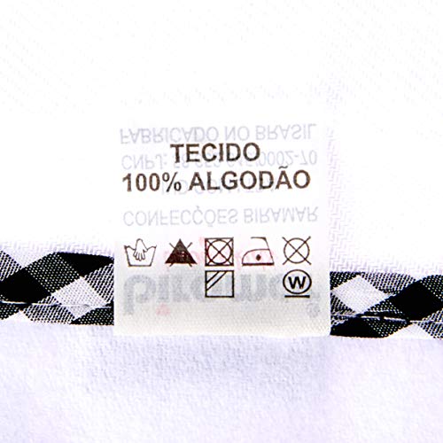 Biramar Baby Cueiro Aflanelado Barrado Branca