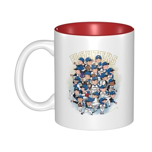 マグカップ 北海道日本ハムファイターズ 陶器 コップ コーヒーカップ コップ ミルクコップ 耐熱 耐冷 おしゃれ かわいい オフィス用 飲食店 家庭用 男女兼用 贈り物 プレゼント ギフト330ml