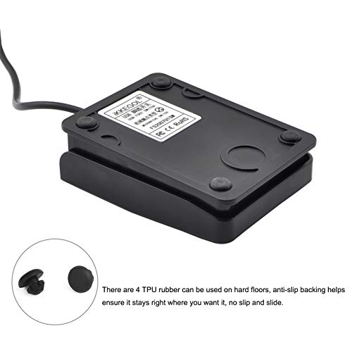 [Upgraded] iKKEGOL USB Foot Pedal Switch Video Game PC Hands Free Footswitch One Key Control Program Computer Mouse Keyboard HID with 2M Cable - Thumbnail 4