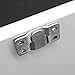 MZMing 6 Pares [Paquete de 12] Soporte Empotrado de Montaje Oculto Enclavamiento...