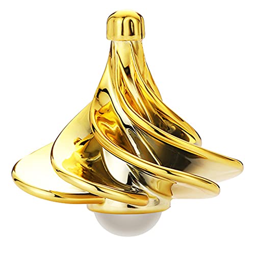 zhaoying Windkreisel mit Drehverschluss, tragbares Windspiel für den Schreibtisch, Dekompressionsspielzeug