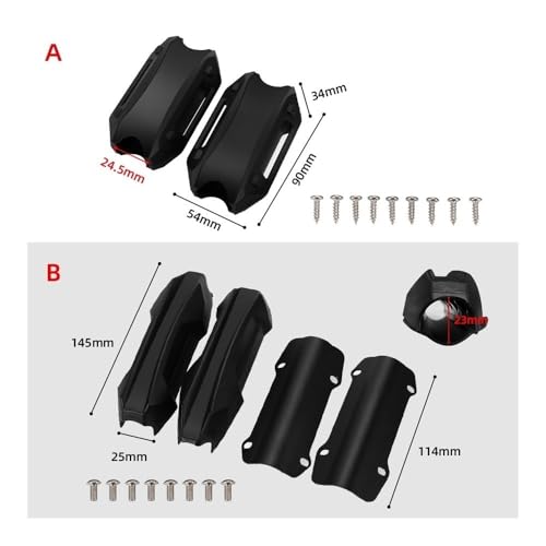 Garde bouclier pare-chocs moteur 25mm contre les rayures de chute ADV160 - 5