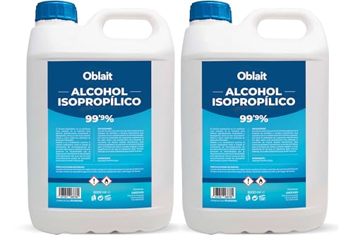 Alcool Isopropylique 99,9% 10 Liter | Isopropanol Nettoyeur Liquide 2x5000ml