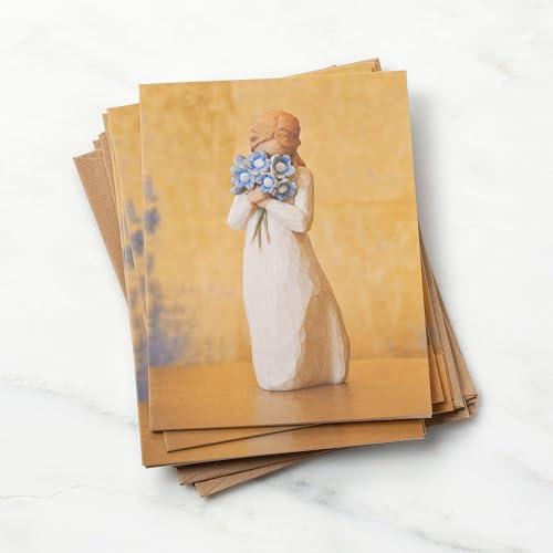 Image of Willow Tree Forget-me-not Notecards, pack of 16