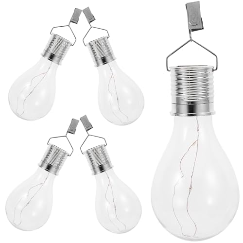 Ampoules solaires suspendues extérieur pour décoration terrasse sans fil