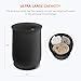 KereRi Flip Towel Warmer, Bathroom Large Hot Towel Heating Bucket, Auto Shut-off, Heat Timer, 10 Minute Hot Towel Heating, Towels, Blankets, Bathrobes, 20 L Large Capacity, Awesome Gifts (Black)