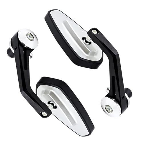 Espejos de moto universales de 22mm para rutas urbanas y viajes 4