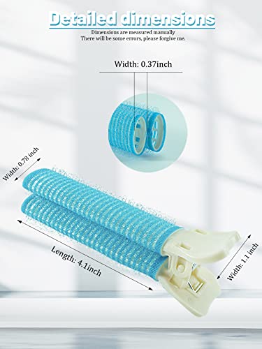 4Pcs Hair Root Clips Volumizing Hair Rollers, Cyhyii Double Self-Adhesive Diy Natural Hair Styling Accessories Tool To Shape Shaggy Fluffy Curls For Women Girls Hair Roots #TOP1