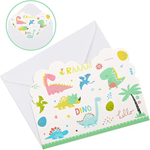 20PCS Carte Invitation, Carton Invitation Anniversaire Fille avec Enveloppe, Invitation Anniversaire Garcon, Carton… - Image 3