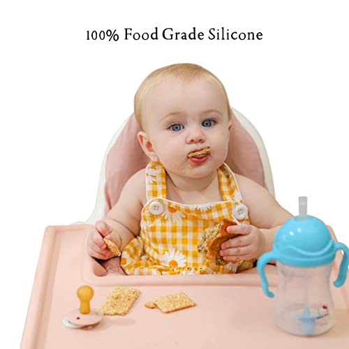 Nibble And Rest Highchair Grippy Coverall Placemat, Compatible With Ikea Antilop, Wipeable, Silicone Placemat For Highchair Tray #TOP5